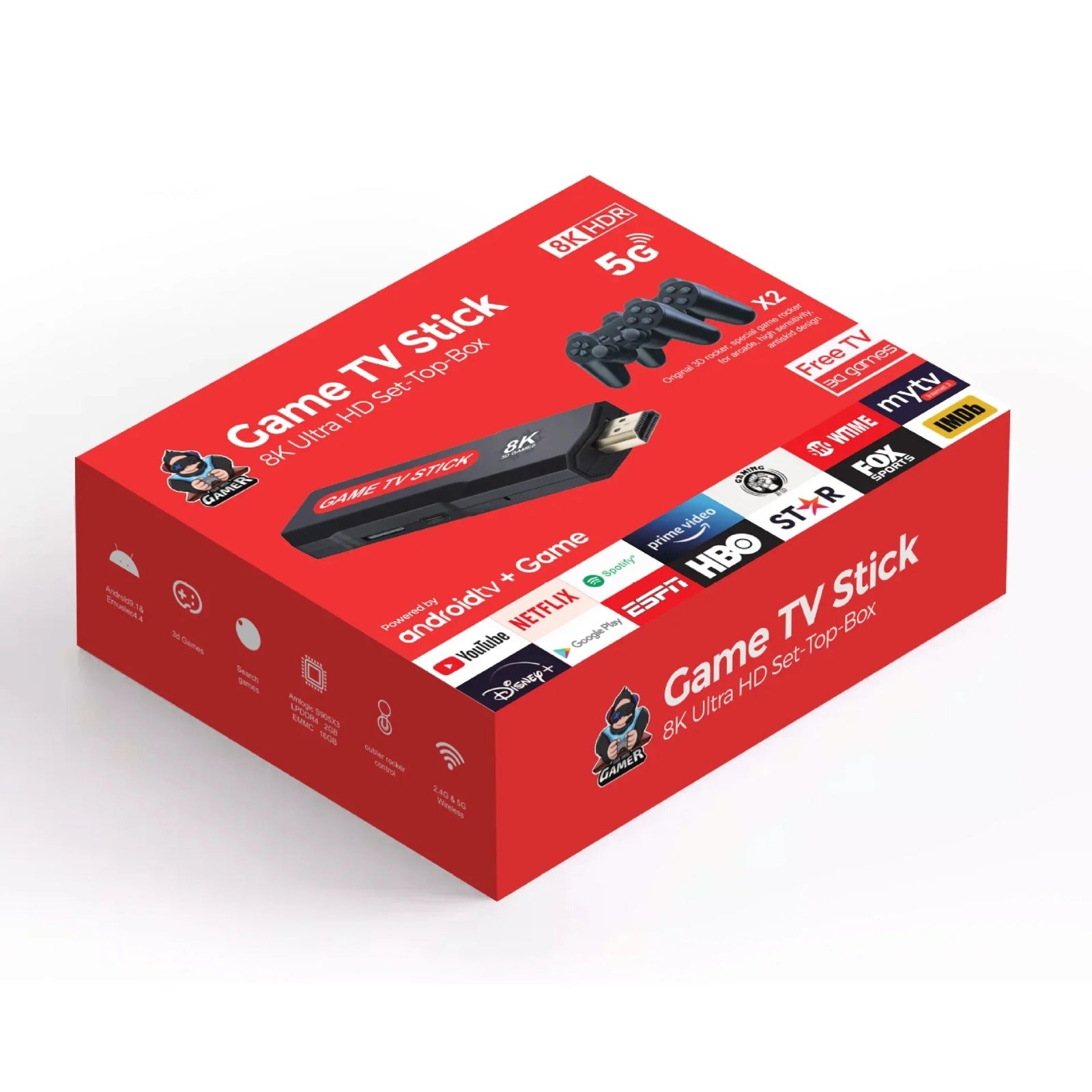 Game Tv Stick 8K HD Set-Top-Box